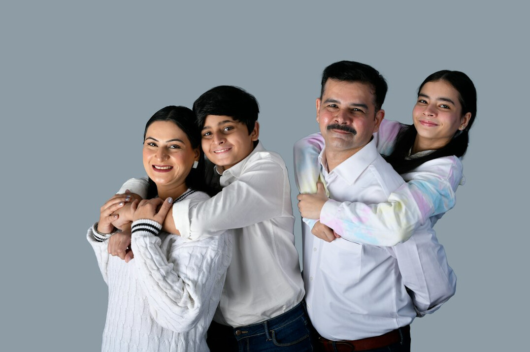 happy family after successful budgeting